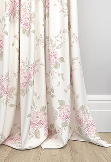 Shabby Chic by Rachel Ashwell Belle Hydrangea, Powder Pink - Made to Measure Curtains